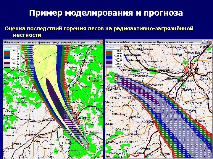 Радиационный мониторинг карта