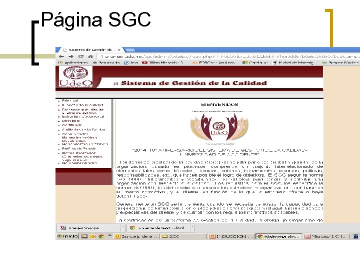 Página SGC 