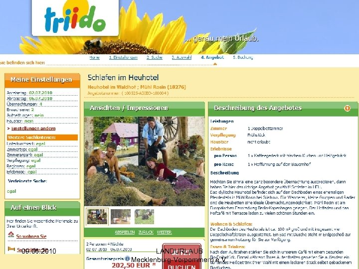 09. 06. 2010 LANDURLAUB Mecklenburg-Vorpommern e. V. 