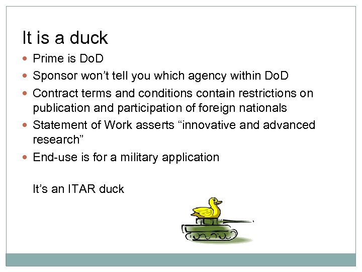 It is a duck Prime is Do. D Sponsor won’t tell you which agency