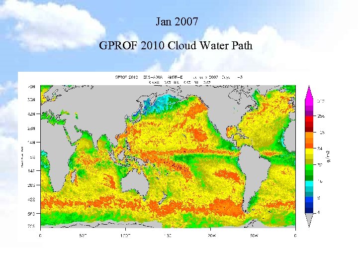 Jan 2007 GPROF 2010 Cloud Water Path 