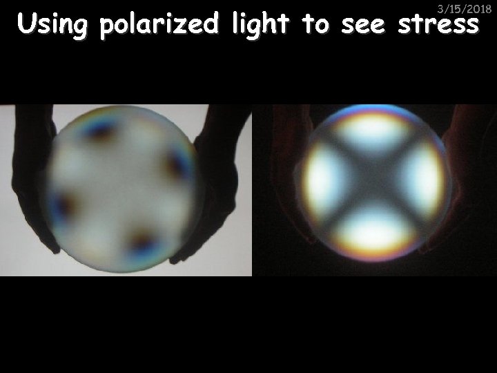 3/15/2018 Using polarized light to see stress 