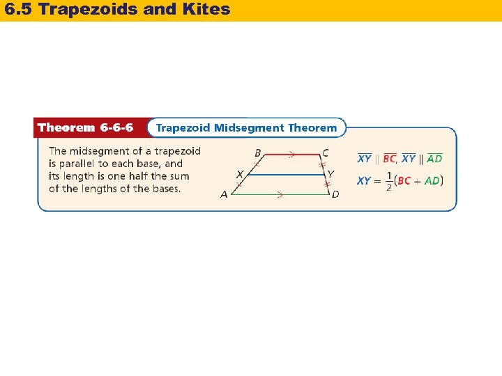 6 -5 Trapezoids and Kites Warm Up Lesson