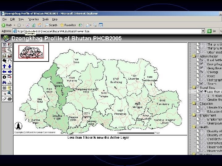 GIS for Population and Housing Census of Bhutan