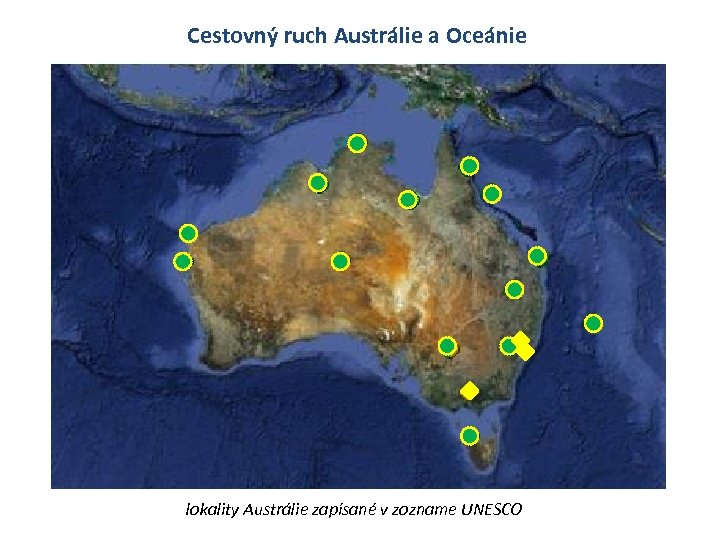 Cestovný ruch Austrálie a Oceánie lokality Austrálie zapísané v zozname UNESCO 