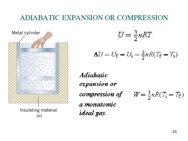 ADIABATIC EXPANSION OR COMPRESSION 24 