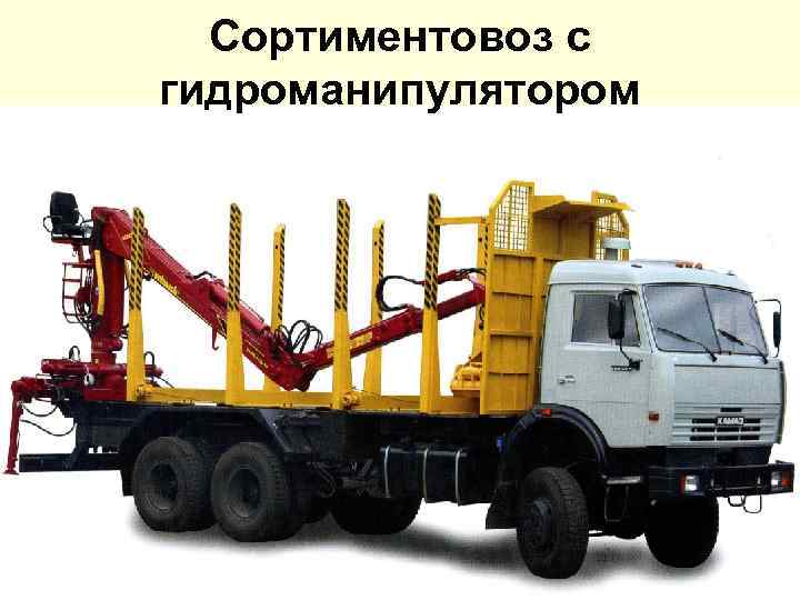 Сортиментовоз с гидроманипулятором 