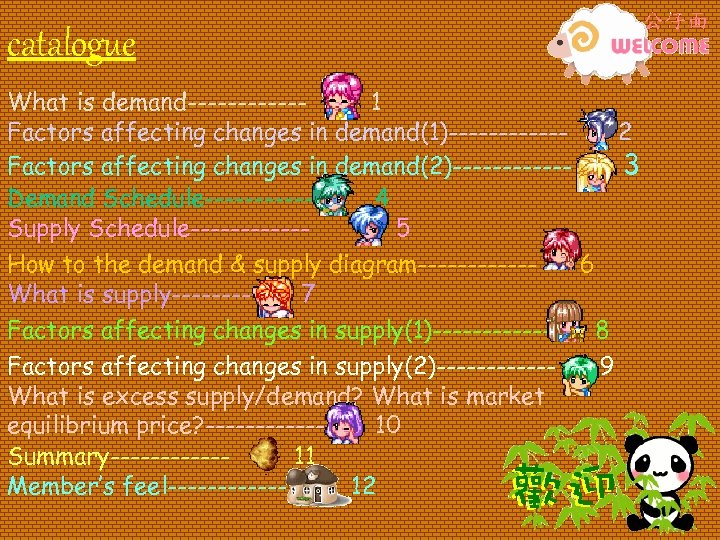 catalogue What is demand------1 Factors affecting changes in demand(1)------2 Factors affecting changes in demand(2)------3