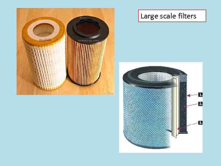 Large scale filters 