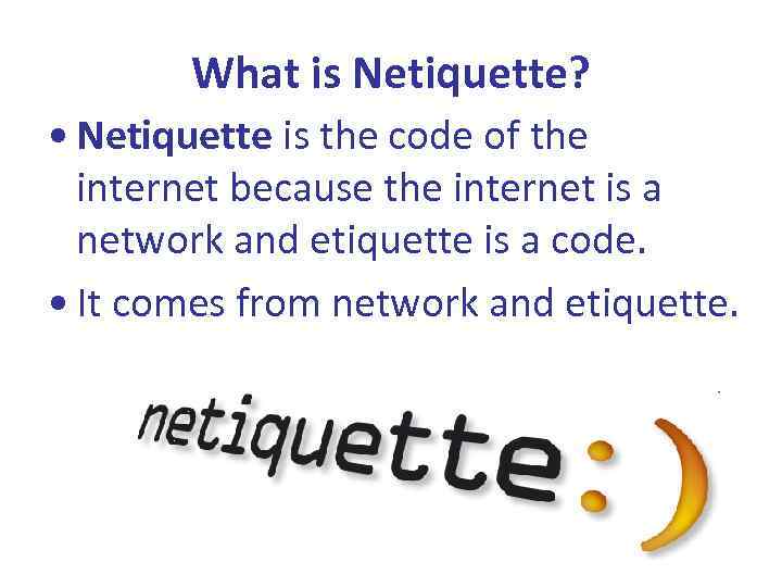 netiquette rules email