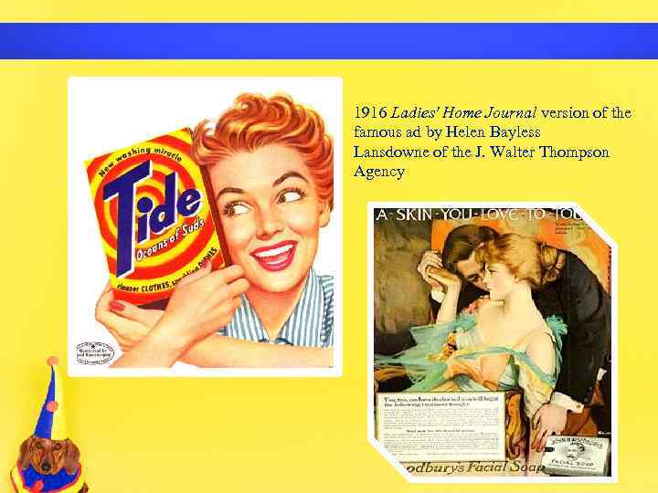 1916 Ladies' Home Journal version of the famous ad by Helen Bayless Lansdowne of