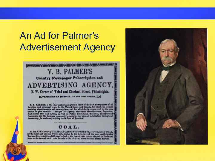 An Ad for Palmer's Advertisement Agency 