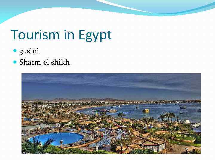 Tourism in Egypt 3. sini Sharm el shikh 