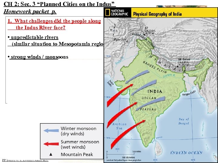 CH 2: Sec. 3 “Planned Cities on the Indus” Homework packet p. 1. What