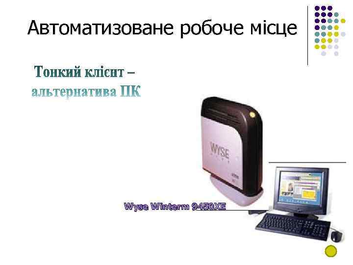 Автоматизоване робоче місце Wyse Winterm 9450 XE 
