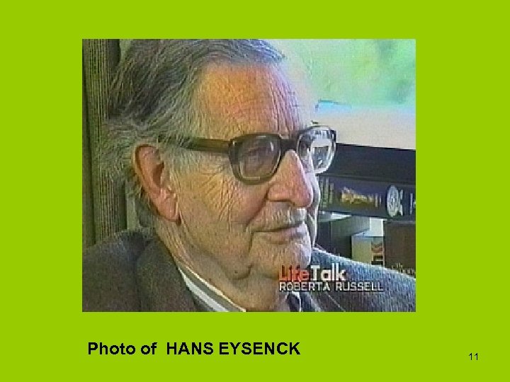 Photo of HANS EYSENCK 11 