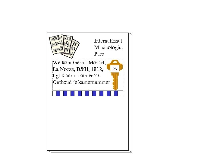 International Musicologist Pass Welkom Gerrit. Mozart, La Nozze, B&H, 1812, ligt klaar in kamer