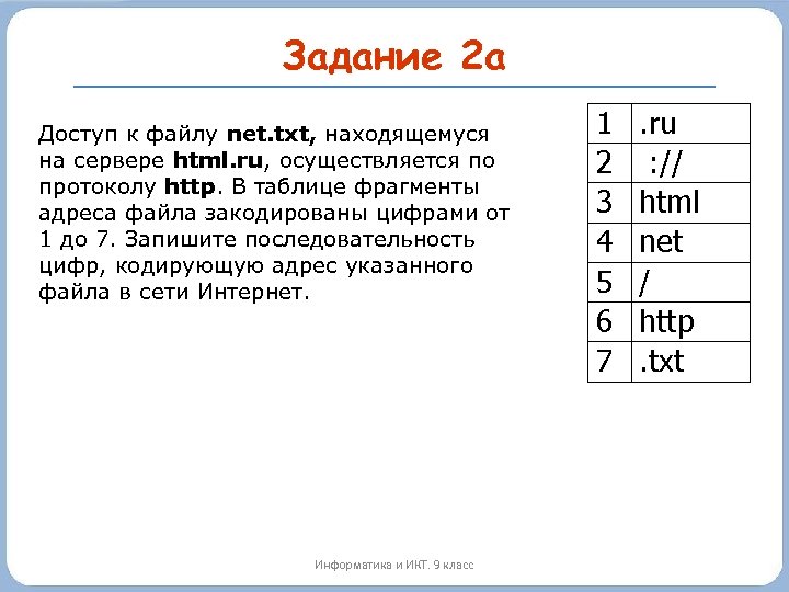 Образец ссылки информатика