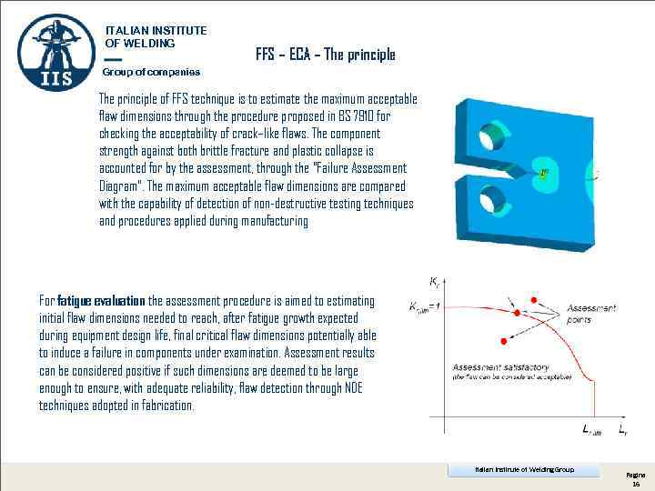 ITALIAN INSTITUTE OF WELDING FFS – ECA – The principle Group of companies The