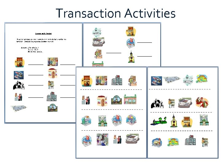Transaction Activities 