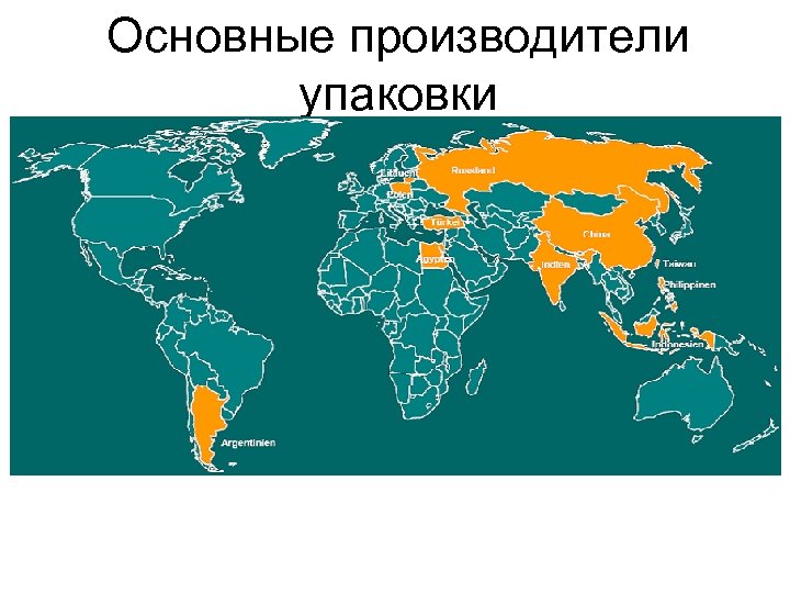 Основные производители упаковки 