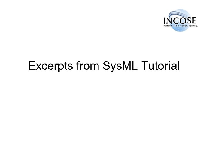 Excerpts from Sys. ML Tutorial 