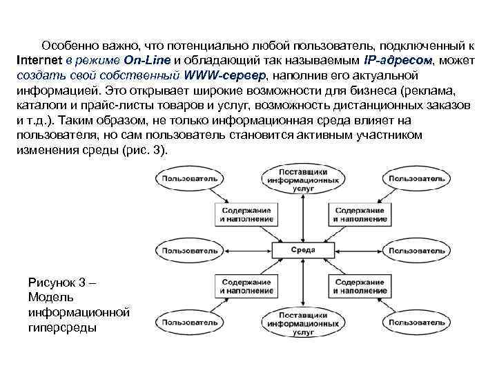 Особенно важно, что потенциально любой пользователь, подключенный к Internet в режиме On-Line и обладающий