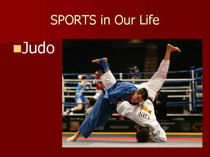 SPORTS in Our Life n. Judo 