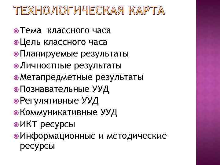  Тема классного часа Цель классного часа Планируемые результаты Личностные результаты Метапредметные результаты Познавательные