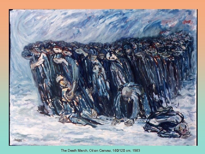 The Death March, Oil on Canvas, 160/120 cm, 1963 
