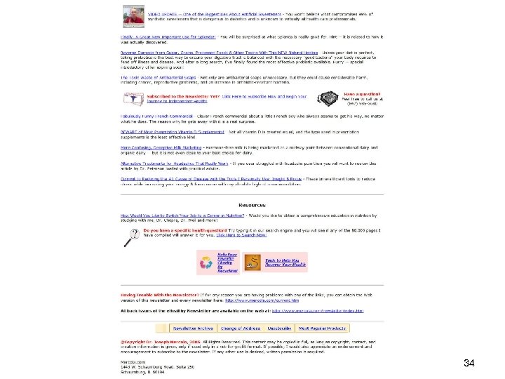 Email Newsletter Dr. Mercola March 26, 2008 34 