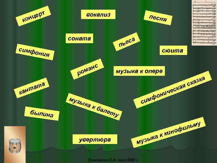 т цер кон вокализ песня соната а ьес п симф сюита ония анс ром