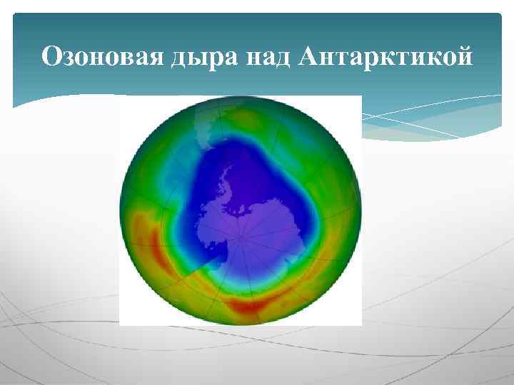 Озоновая дыра над Антарктикой 