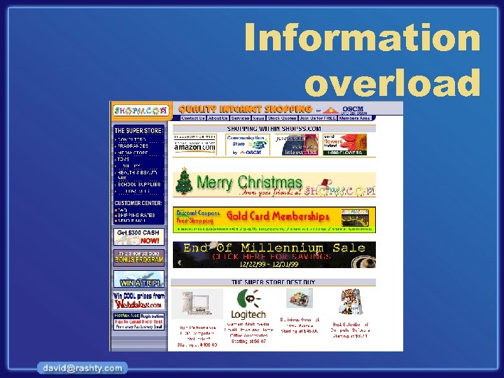 Information overload 