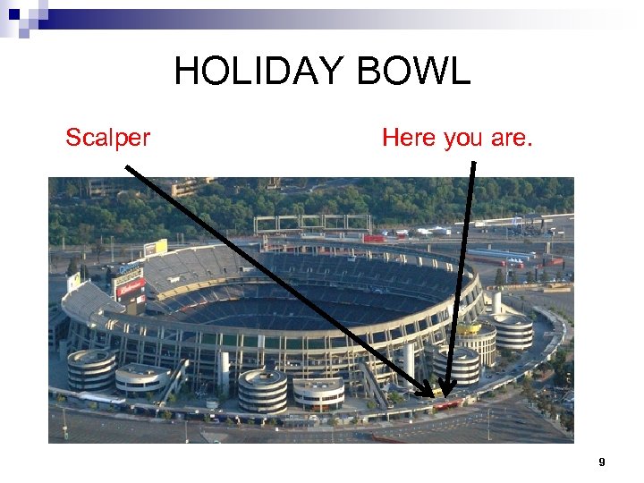 HOLIDAY BOWL Scalper Here you are. 9 