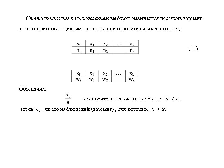 Найти среднее выборки