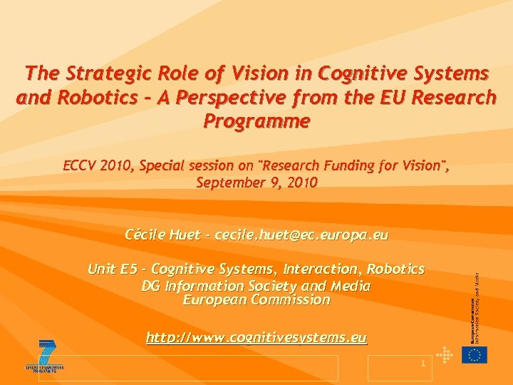 The Strategic Role of Vision in Cognitive Systems and Robotics - A Perspective from