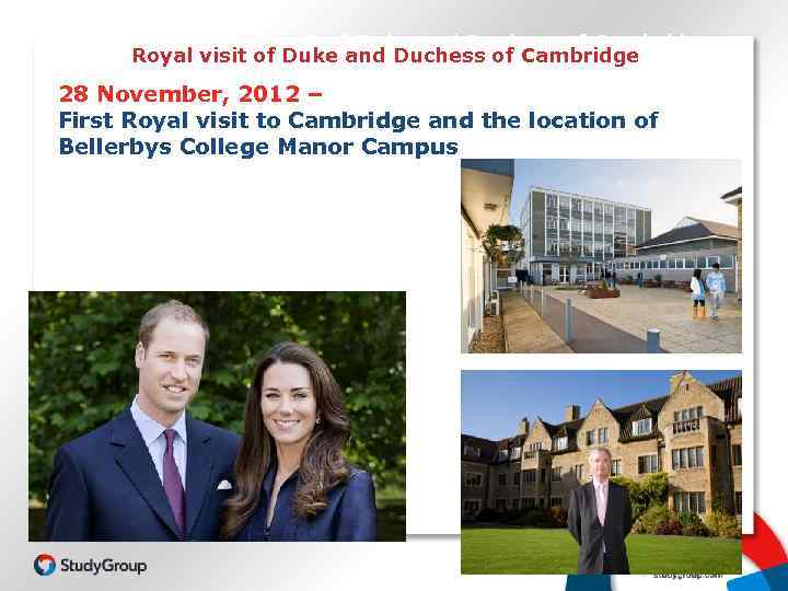 Royal visit of Duke and Duchess of Cambridge 28 November, 2012 – First Royal