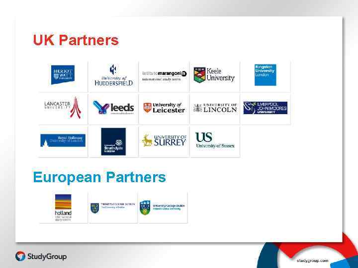 UK Partners European Partners 