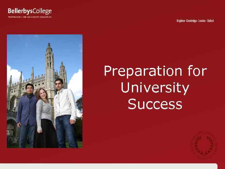 Preparation for University Success 