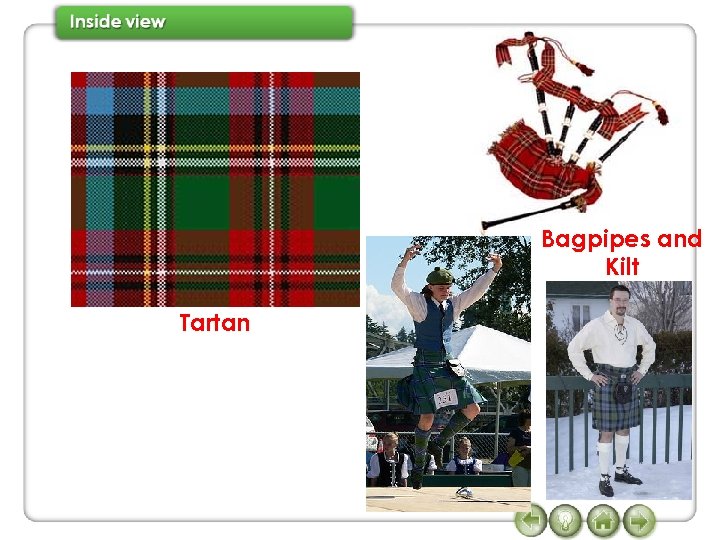 Bagpipes and Kilt Tartan 