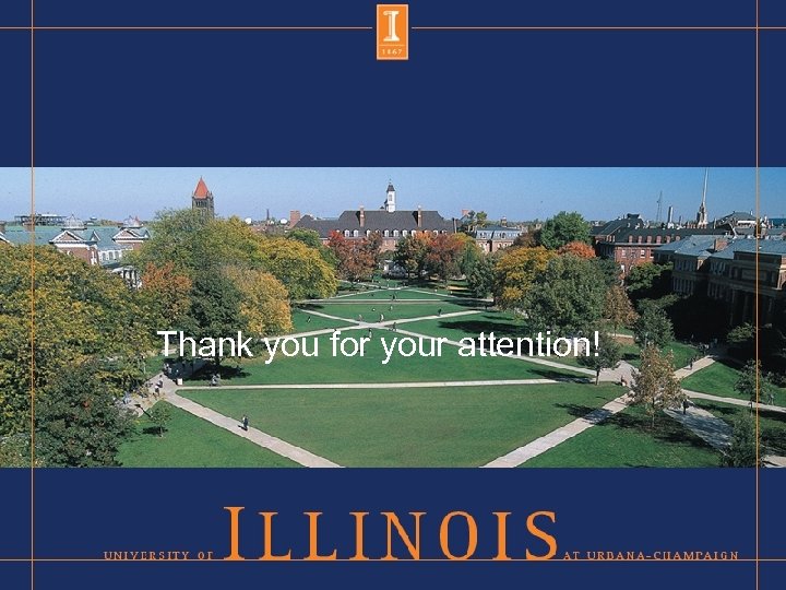 Thank you for your attention! 