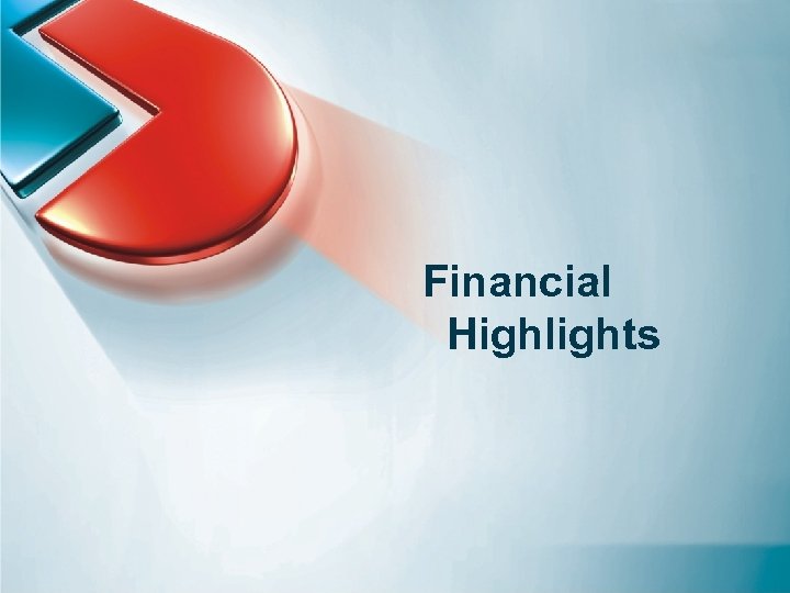 Financial Highlights 