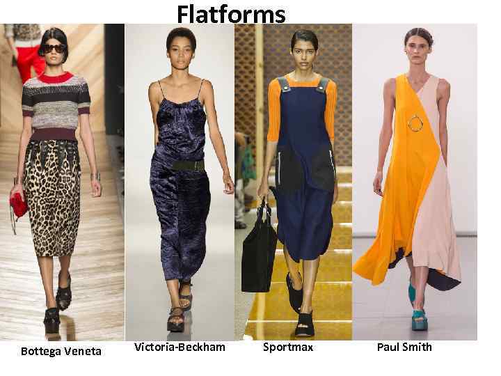 Flatforms Bottega Veneta Victoria-Beckham Sportmax Paul Smith 