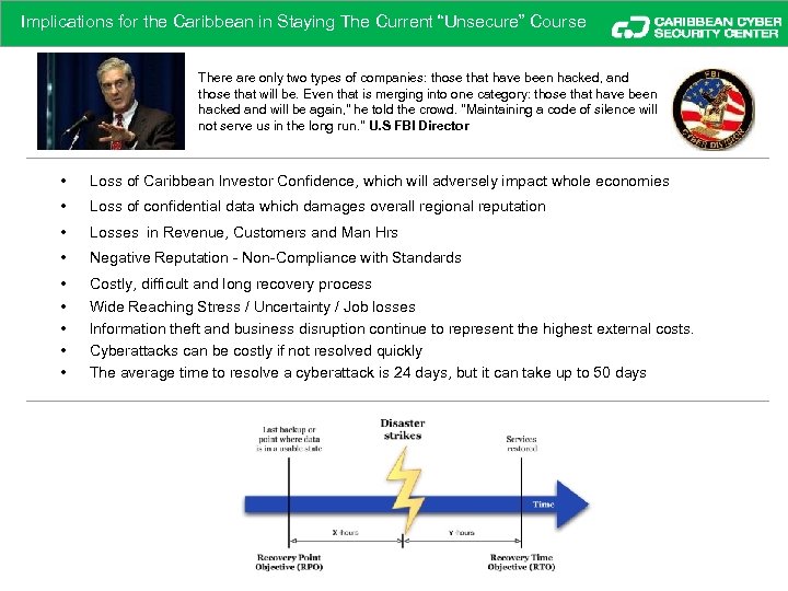 Implications for the Caribbean in Staying The Current “Unsecure” Course There are only two