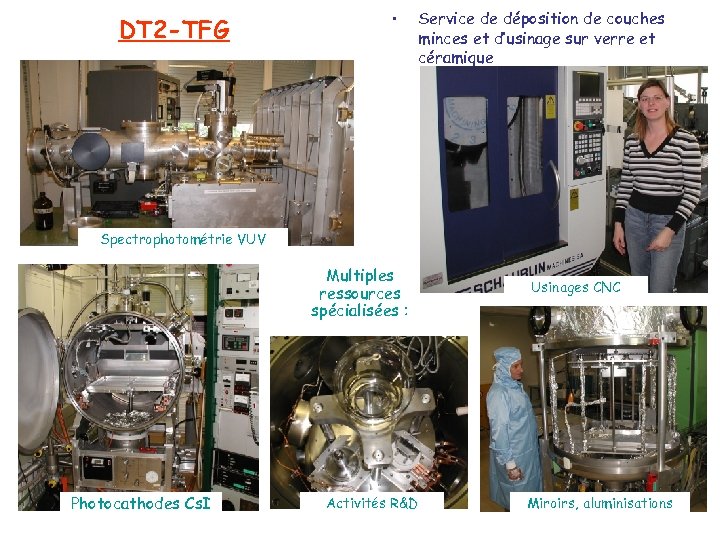 DT 2 -TFG • Service de déposition de couches minces et d’usinage sur verre