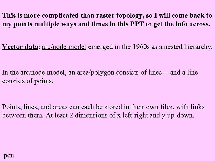 This is more complicated than raster topology, so I will come back to my