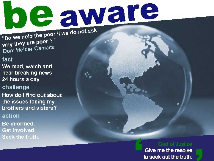 are be aw not poor if we do the “Do we help oor ?