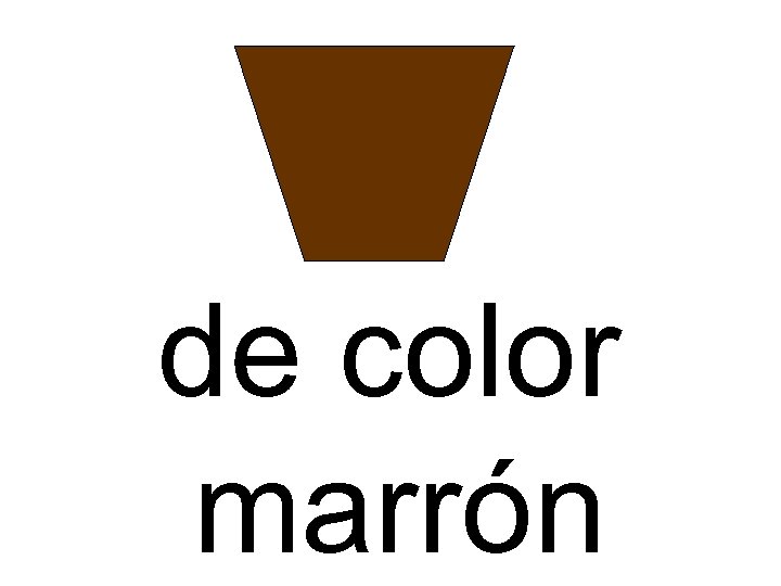 de color marrón 