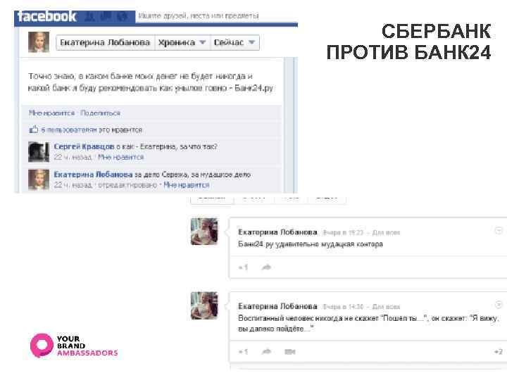 СБЕРБАНК ПРОТИВ БАНК 24 